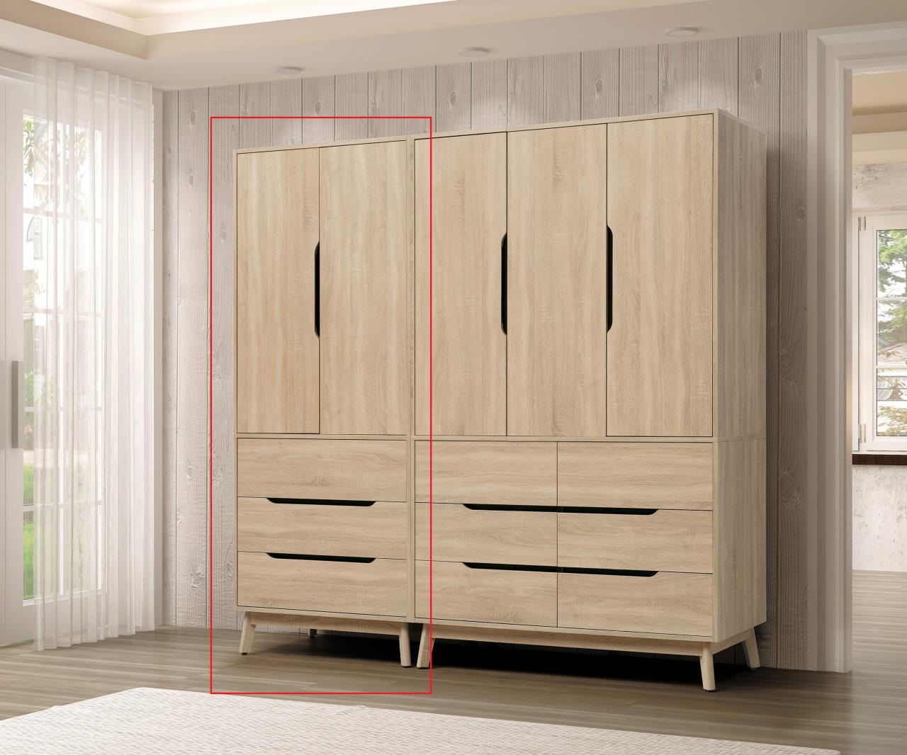 奧斯陸 3 × 7 尺衣櫥